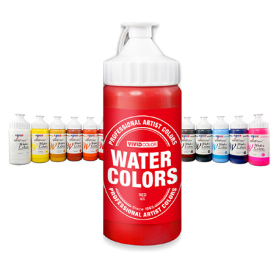 [종이나라] 비비드 수채물감 220ml 낱색(15색 택1)