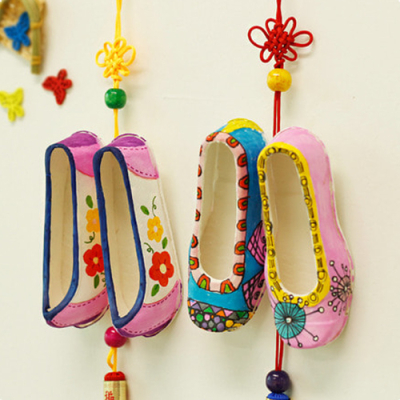 [아트드림] 한지 고무신 매듭걸이(2종 택1)