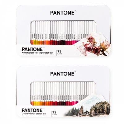 [팬톤] 72색 색연필 세트(2종 택1)