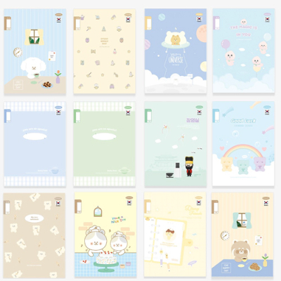 [펜피아] P10 초등제본 무제(17/21/25줄 택1)