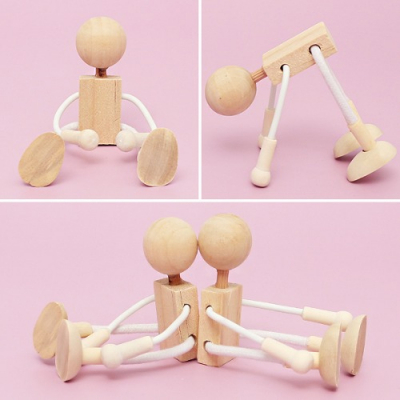 [아트드림] 움직이는 나무 인형