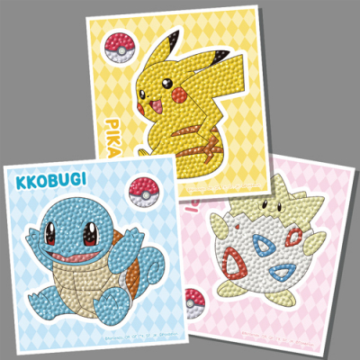 [토이앤퍼즐] 보석십자수 3입 스티커_포켓몬스터 우리는 친구(BST3-140)