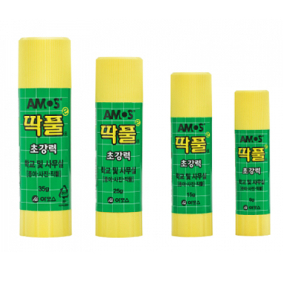 [아모스] 딱풀e 친환경 투명고체풀(용량 선택)
