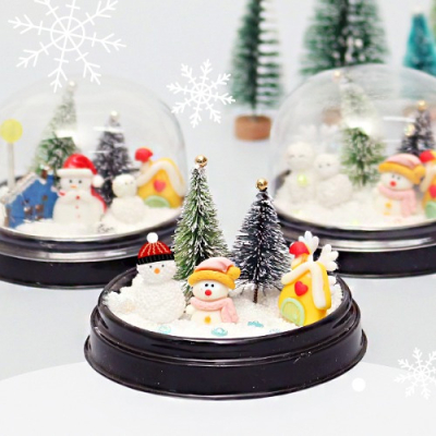 [아트드림] 겨울 눈사람 미니어처(1개)