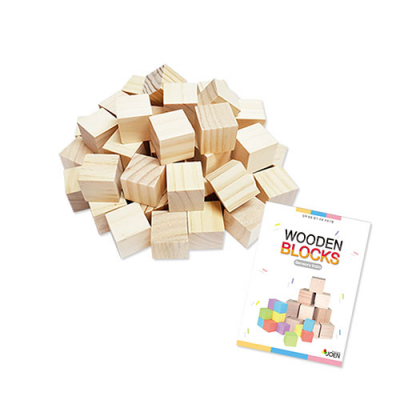 미송 쌓기나무 100p (활용책자 포함, 보관주머니증정)