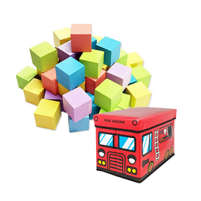 [조엔] 칼라쌓기나무100p (교구보관함 포함)