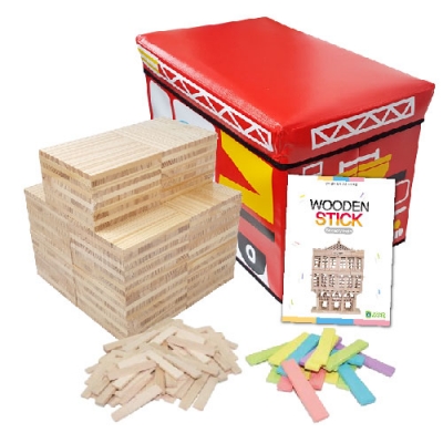 [조엔] 원목카프라500p+활용책자+교구보관함