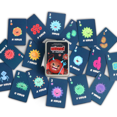 [조엔] 바이헌터 보드게임 고급형 - 바이러스/안전 교육(2~6인용)