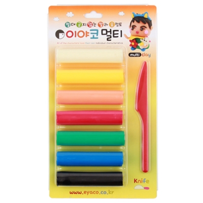 [이야코] 칼라 유토 멀티 7색 세트
