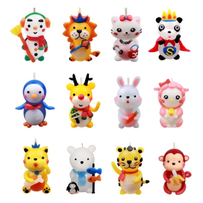 [이야코] 동물나라 캐릭터  양초 만들기(15종 택1)