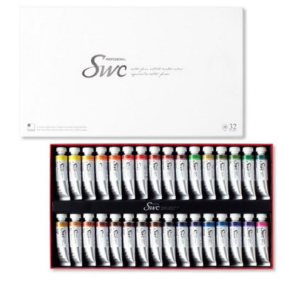 [신한] SWC 수채물감 32색 15ml