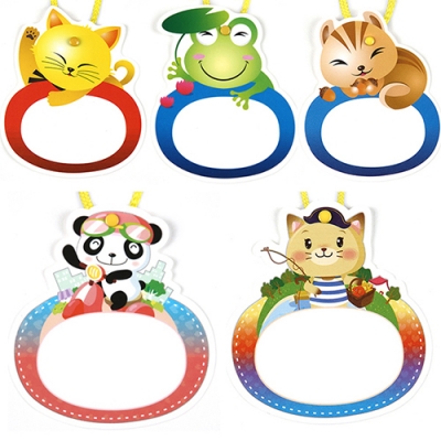 [동인] 옷핀.목걸이형명찰 평면형 5개입