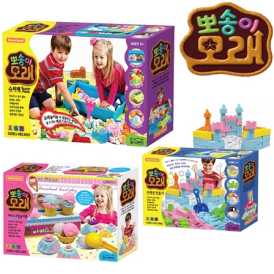 [도너랜드] 뽀송이모래 세트 (4종 택1)