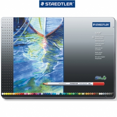 [스테들러] 고급수채색연필 60색 125M