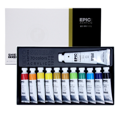 [쉴드] 전문 에픽 아크릴물감 20ml 12색