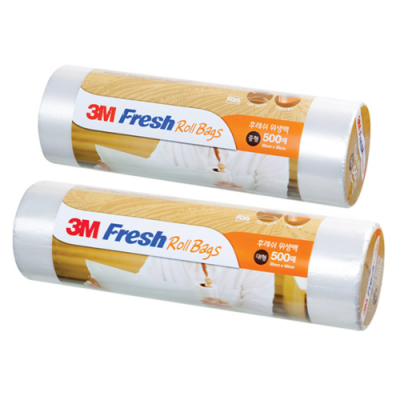 [3M] 스카치 브라이트 후레쉬 롤백 위생백 (500매/사이즈 선택)