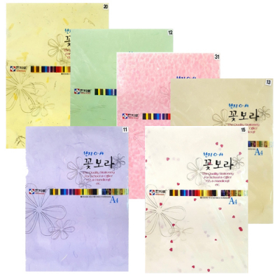 [한지로] 꽃보라 한지 OA용지 15장 (24색 택1)