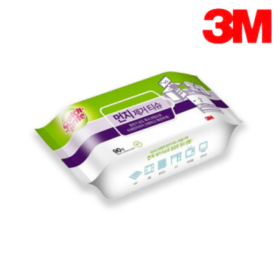 [3M] 스카치브라이트 먼지제거티슈 90매