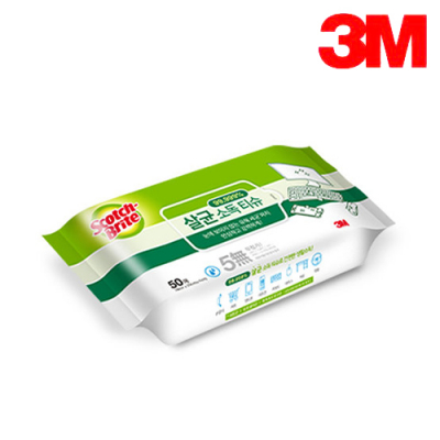 [3M] 스카치브라이트 살균소독티슈 50매
