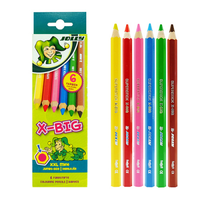 [지구화학] 졸리 X-BIG 색연필 (6색/12색 택1)