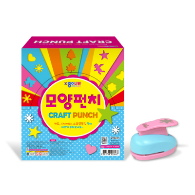 [종이나라] 모양펀치 대 26mm (12종 택1)