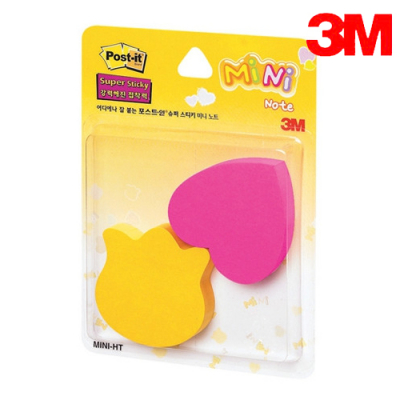 [3M] 포스트잇 모양노트 MINI 2패드 180매