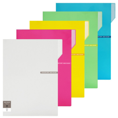 [청운] 칼라칩 인덱스홀더 A4 5매 (5색 택1)