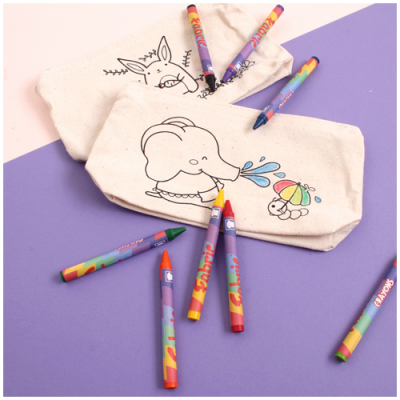 [아이디몬] 패브릭 크레용 8색