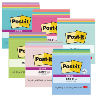 [3M] 포스트잇 강한점착용 컬러 컬렉션팩 (8종 택1)