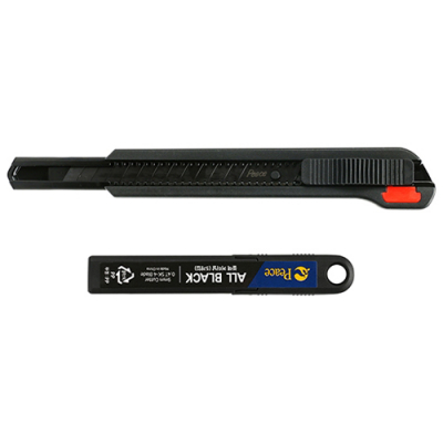 [평화] 올블랙 커터세트 (소형칼+소형날)