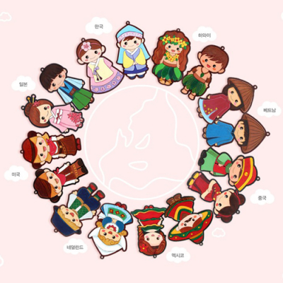 [아이디몬] 팬시우드 세계전통의상 남/여 2개 SET (8종 택1)