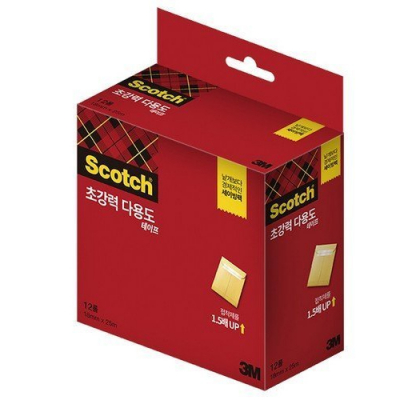 [3M] 스카치 초강력 테이프  세이빙팩 리필 18mm 12롤