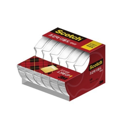 [3M] 스카치 초강력 테이프 세이빙팩 12mm 6개입
