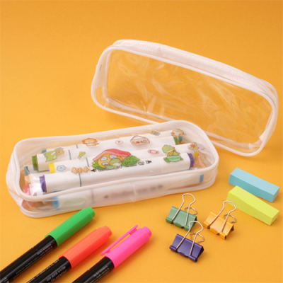 [아이디몬] PVC 투명 필통