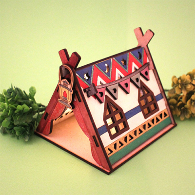 [아이디몬] 우드 DIY 인디언텐트 만들기