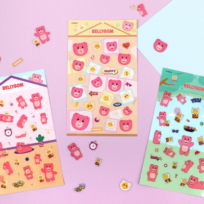 [HM+] 벨리곰 패트 스티커 (3종 택1)