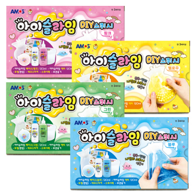 [아모스] 아이슬라임 DIY 스퀴시 (4색 택1)