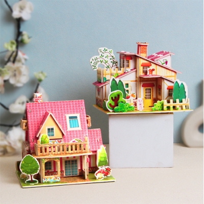 [호사문구] 3D 입체 미니어처 집만들기 DIY (6종 택1)