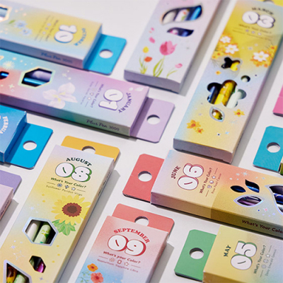 ★1+1행사★ [모나미] 프러스펜 3색 세트 (월별 탄생화 탄생석, 12종 택1)