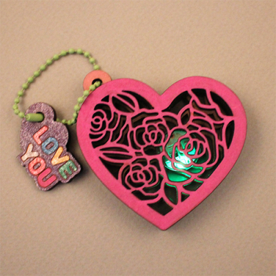 [아이디몬] 우드 DIY 하트쉐이커