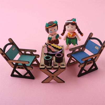 [아이디몬] 우드 DIY 캠핑의자&테이블