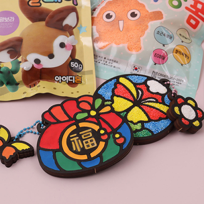 [아이디몬] 우드 DIY 클레이 손거울 만들기 (2종/클레이 5색 포함)