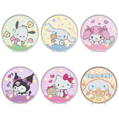 [토이앤퍼즐] 보석십자수 무드등 산리오 캐릭터 (6종 택1)