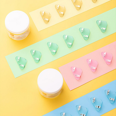 [델리] 파스텔 삼각 클립 모서리클립 12개입