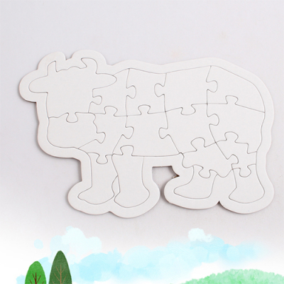 [아이디몬] 종이퍼즐 젖소퍼즐 16P