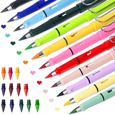 [호사] 깎지않고 부러지지않는 무한 색연필 (지우개 포함)