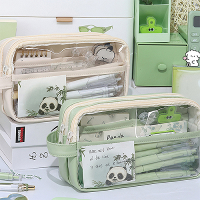 [호사] 대용량 투명 펜슬케이스