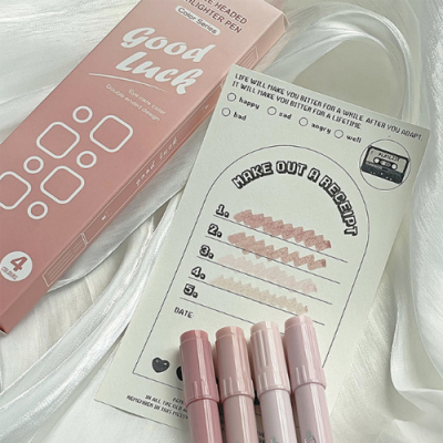 [호사] 그라데이션 트윈 형광펜 4색