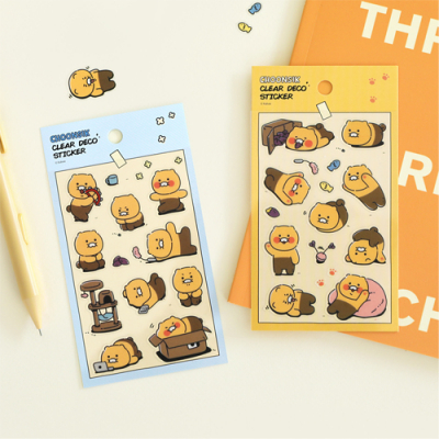 [카카오프렌즈] 춘식이 투명 데코 스티커