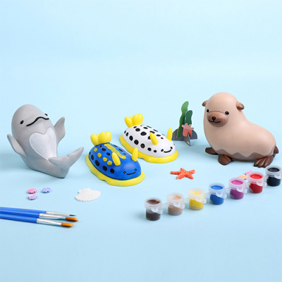 [RADON] 언더더씨 컬러링 DIY키트 패키지 (붓,물감 포함)